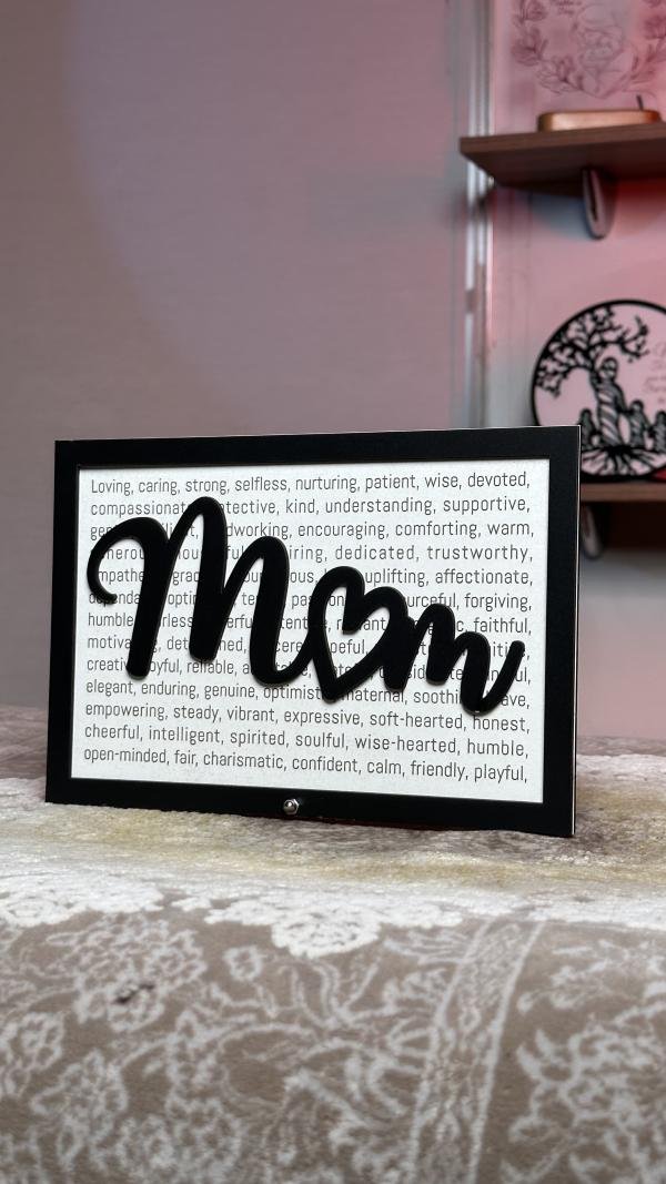MOM frame wood