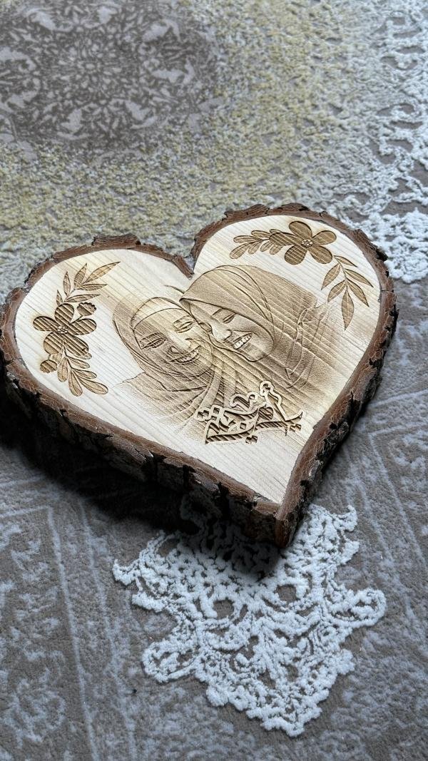 wood heart