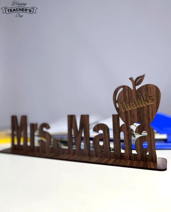 Wood Desk name