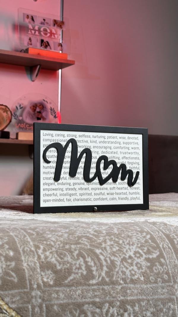 MOM frame wood