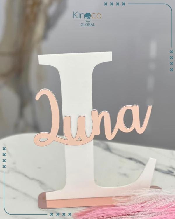 white plexi letter