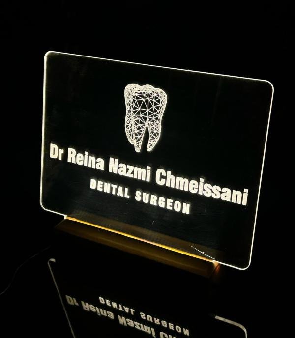 Engraved Plexi Led