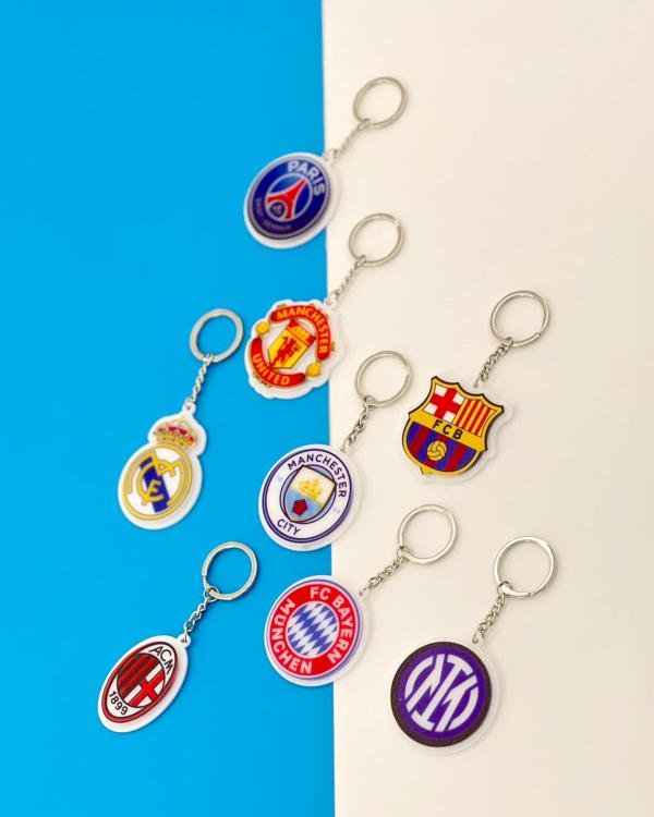 Football keychains 