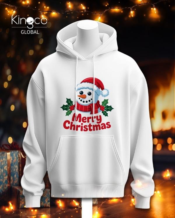 Christmas white hoodies