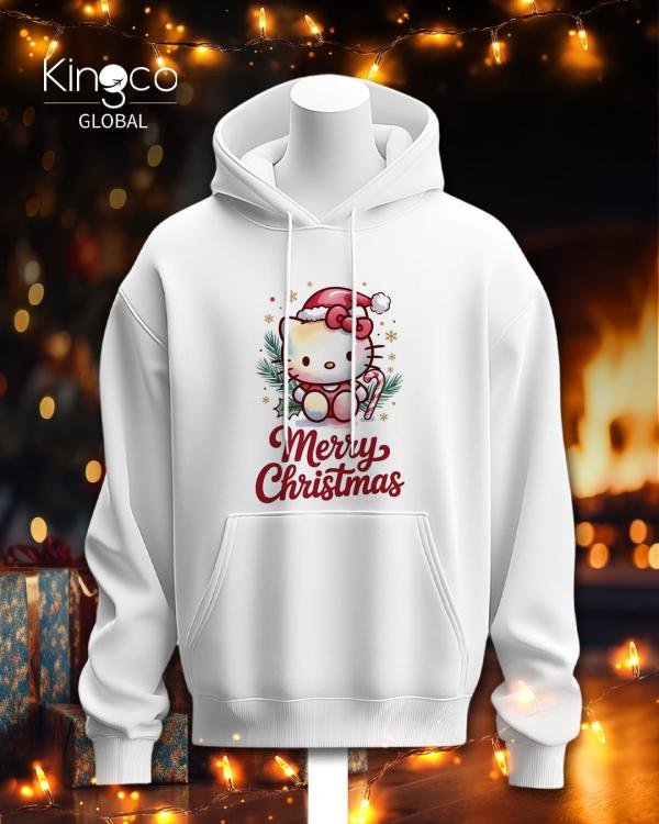 Christmas white hoodies
