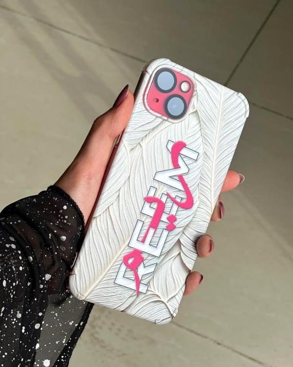 Customized phone cover with names