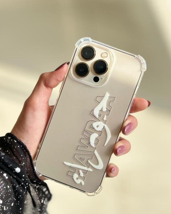 Customized phone cover with names