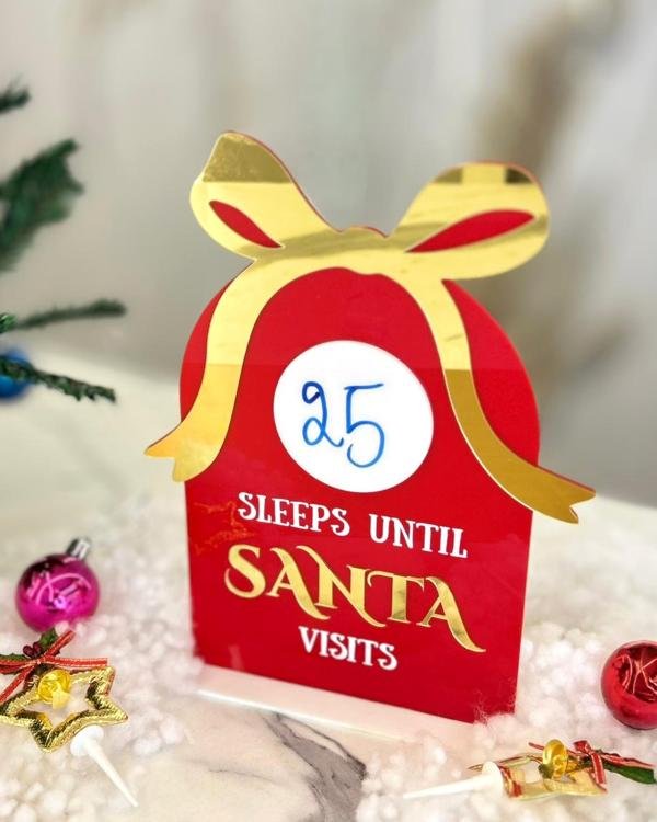 Santa's Visit plexi 