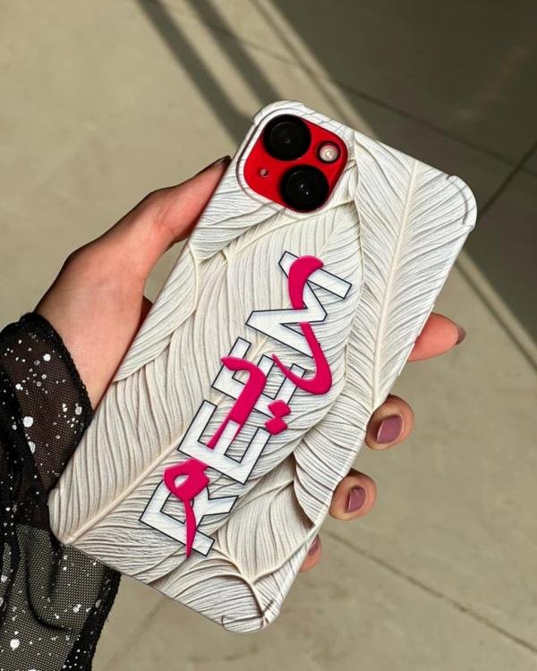 Customized phone cover with names