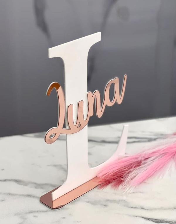 Customized plexi letter  
